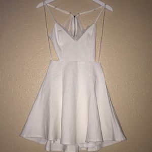 Lulu’s /Lush Perfect Evening Ivory Dress